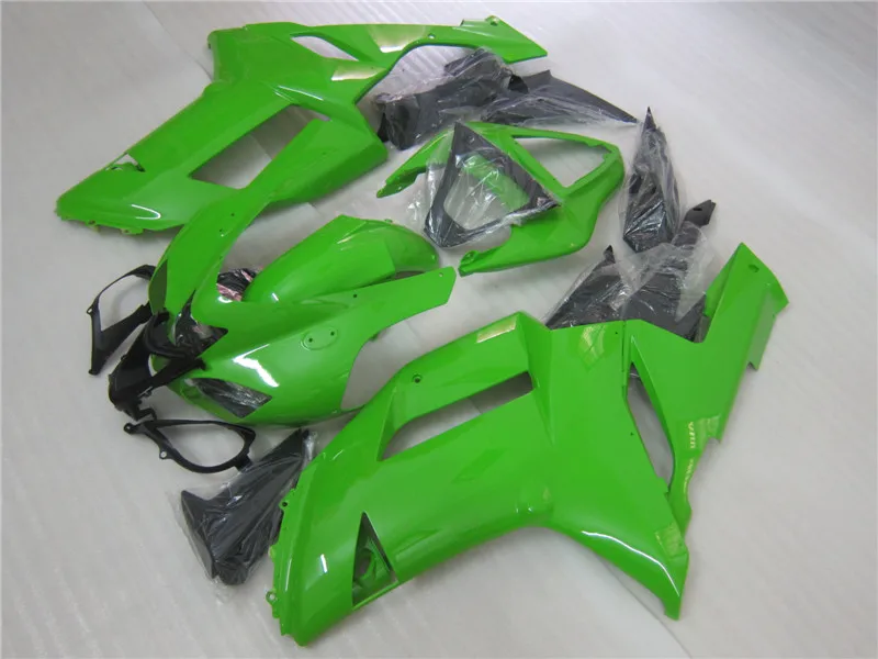 

High quality ABS plastic Fairing kit for Kawasaki ZX 6R 2007 2008 NINJA zx6r 07 08 green black motorcycle fairings set VG20