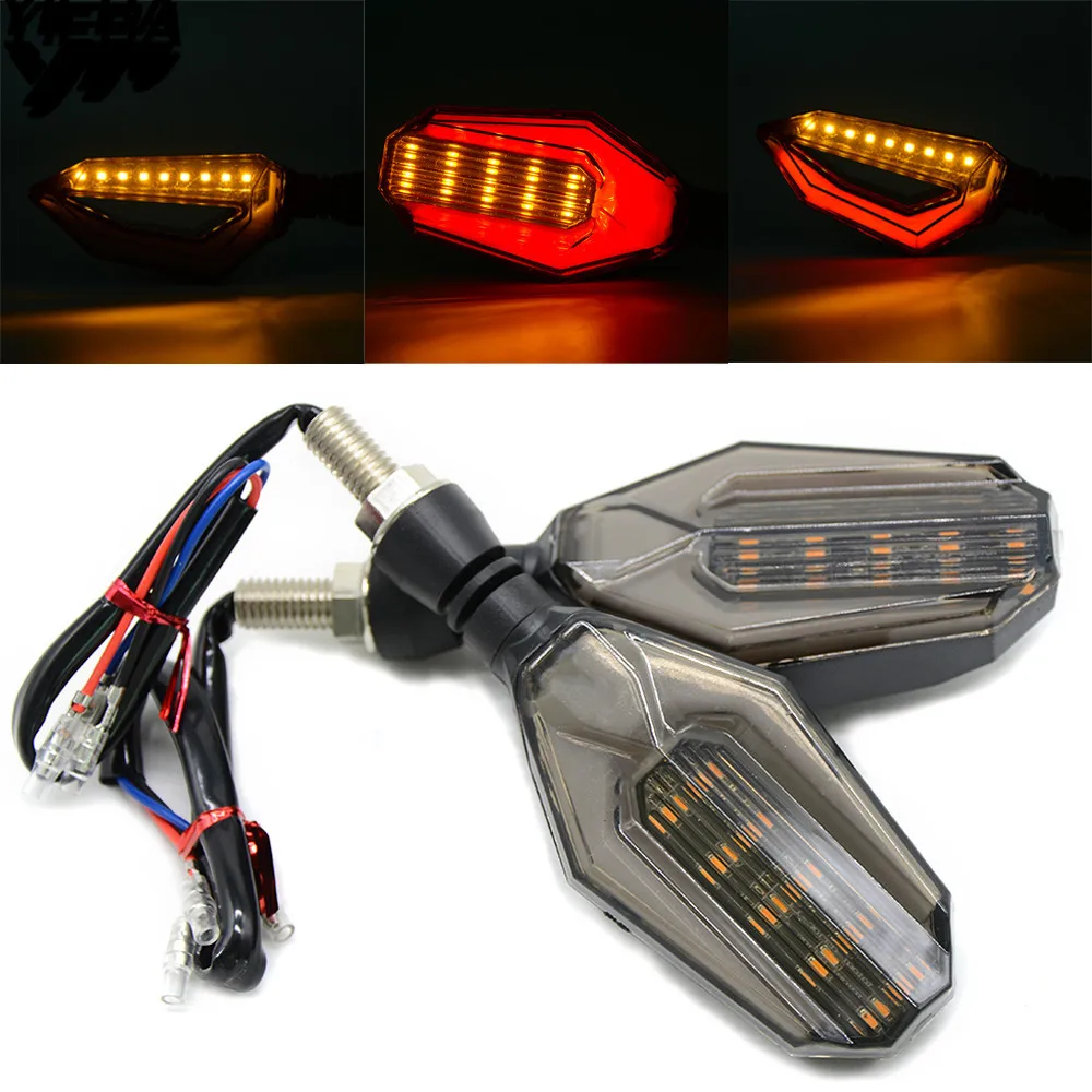 

Universal Motorcycle LED Turn Signal Indicator Light for kawasaki NINJA250/300R Z250/Z300/VERSYS 300X 2008-2017 Z800 Z650 Z1000