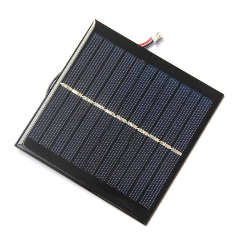 

BUHESHUI 1W 5.5V Polycrystalline Solar Cell+PH2.0 plug terminal Wire/Cable DIY Solar Panel System Charger For 3.7v 10pcs 95*95MM