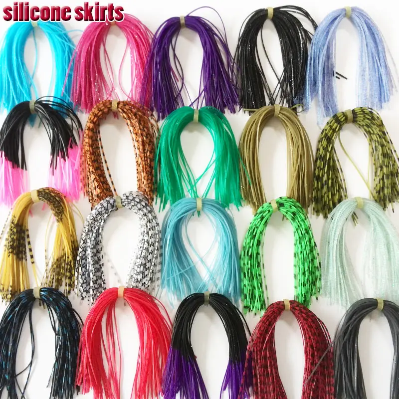 2018 NEW Special 20Bundles 50strands silicone skirts  fly tying materials High quality!