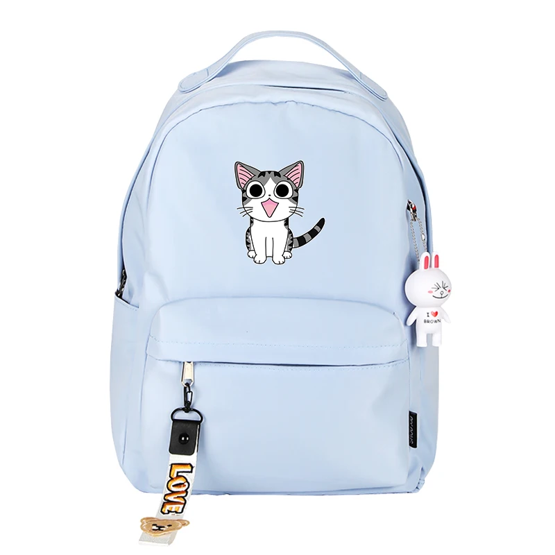 Chi\'s Sweet Home Kawaii Cat Girl Back pack Women Cute Pink Backpack Nylon School Bags Cat Travel Backpack 2019 New Rucksack