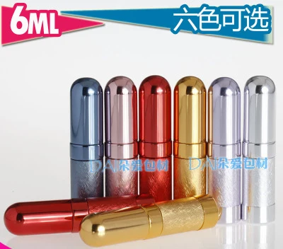 by DHL 100Pcs Top Quality Mini Perfume Bottle Atomizer Spray 6ml Practical Travel Refillable 10001389