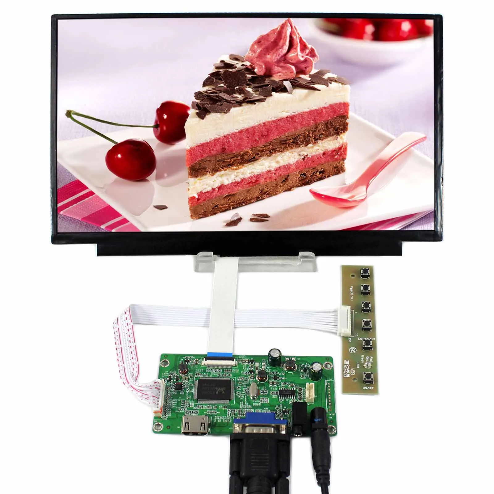 

11.6" N116HSE 1920x1080 IPS LCD Panel+HD MI+VGA+Audio LCD Controller Board