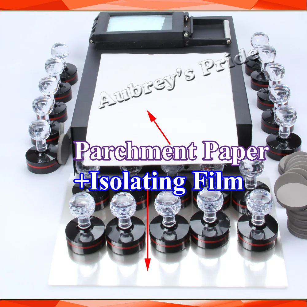 10 Sheets A4 Parchment Paper and Isolating Film for Photosensitive Portrait Flash Stamp Machine Kit Selfinking Stamping Making