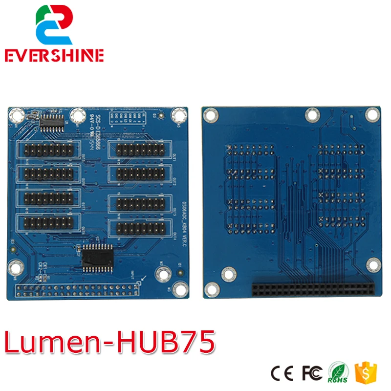 Lumen 8x16Pin Ports HUB Adapter Board Use For C-power 5Series High Grayscale Control Card