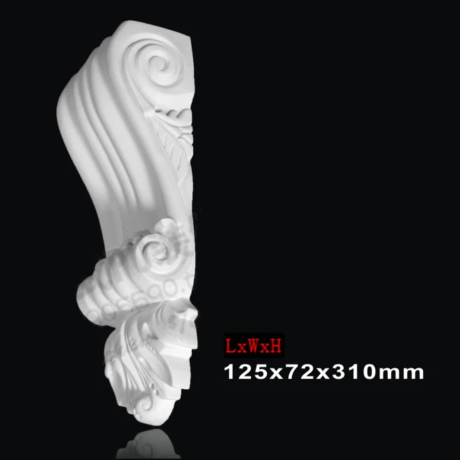 Polyurethane Building Materials PU Fireplace Wall Ceiling Corbels Decoration Entrance decor portal decorating components