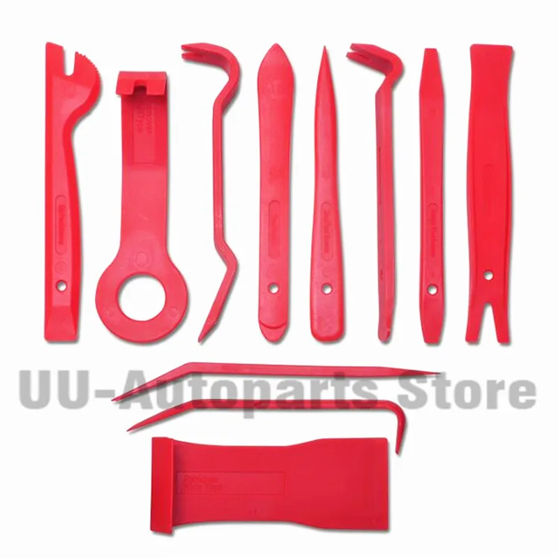 13 Pcs/Set Auto Upholstery Tools Nylon Auto Trim Removal Set with Clip Pliers and Fastener Removers Free Shipping