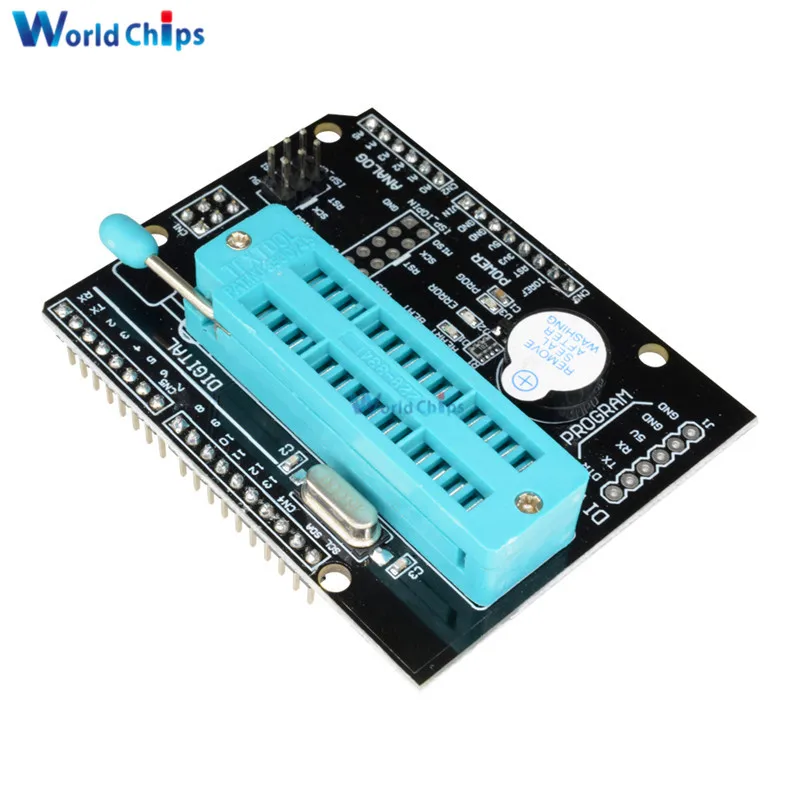 AVR ISP Shield Burning Bootloader Programmer Atmega328P Bootloader Module With Buzzer And LED Indicator for Arduino R3