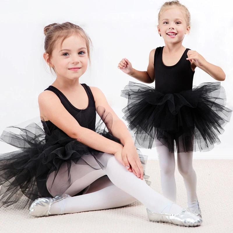 Ballett Tutu Tanz Kleid Mädchen Tanz Praxis Kleidung Kinder Prinzessin Rock Tutu Ballett Rock Gymnastik Trikots Dancewear 1Pc Neue