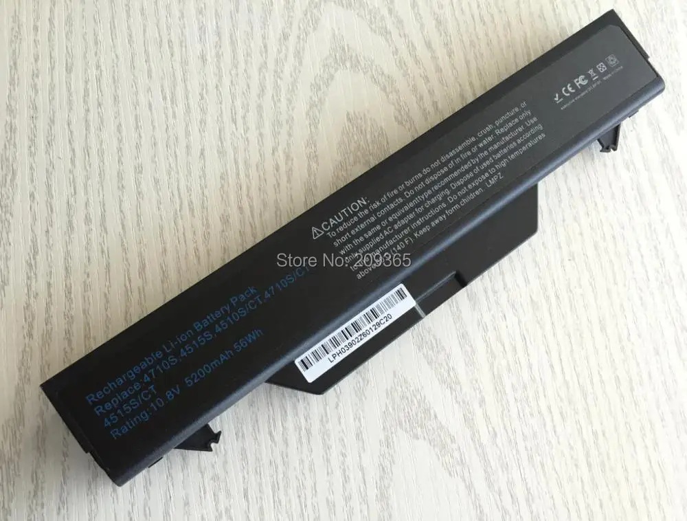 Laptop Battery for HP ProBook 4510s 4510s/CT 4515s 4515s/CT 4710s 4710s/CT  ZZ06 NBP6A156 NBP6A156B1 NBP8A157B1