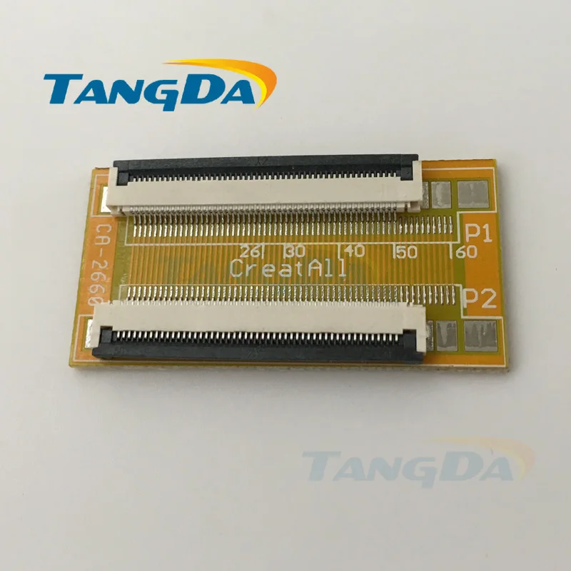 0.5 connector TFT LCD screen FPC FFC 0.5mm spacing extend Cable Wire lengthen Adapter plate 50p 50pin clamshell below connect A.