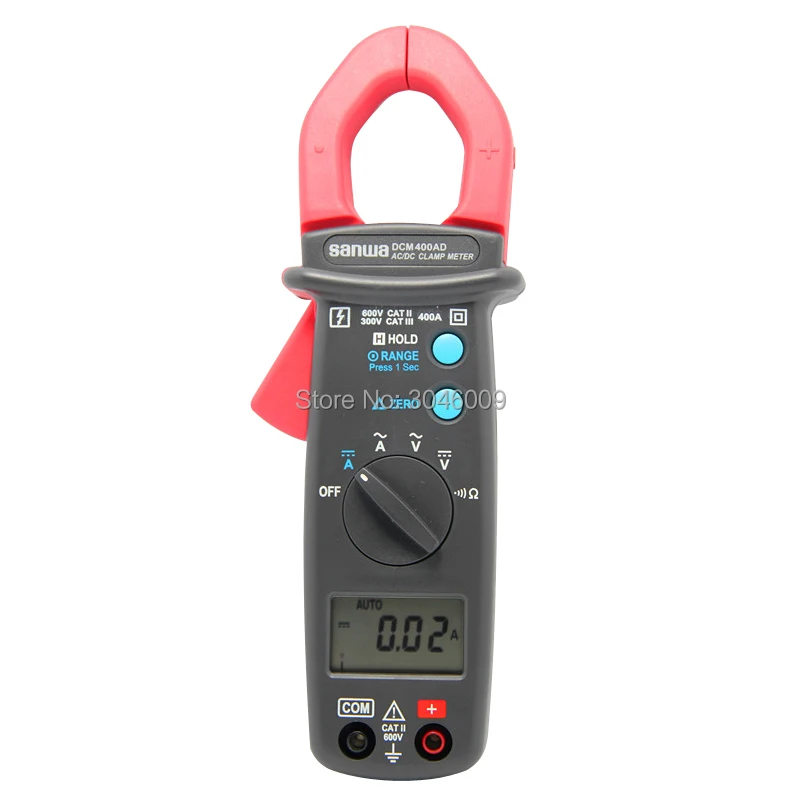 Japan Sanwa DCM400AD Digital Clamp Meter, Suitable for automotive maintenance & DMM functions