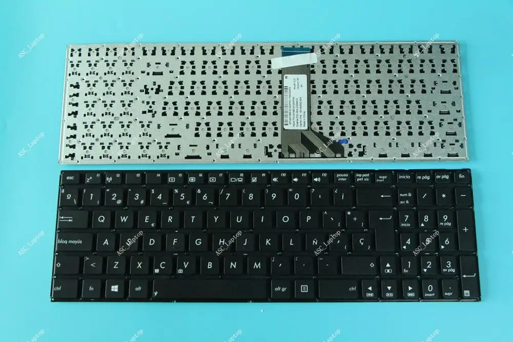 

New SP Spanish Teclado Keyboard For ASUS F551C F551CA F551M F551MA F551MAV Laptop Black without Frame