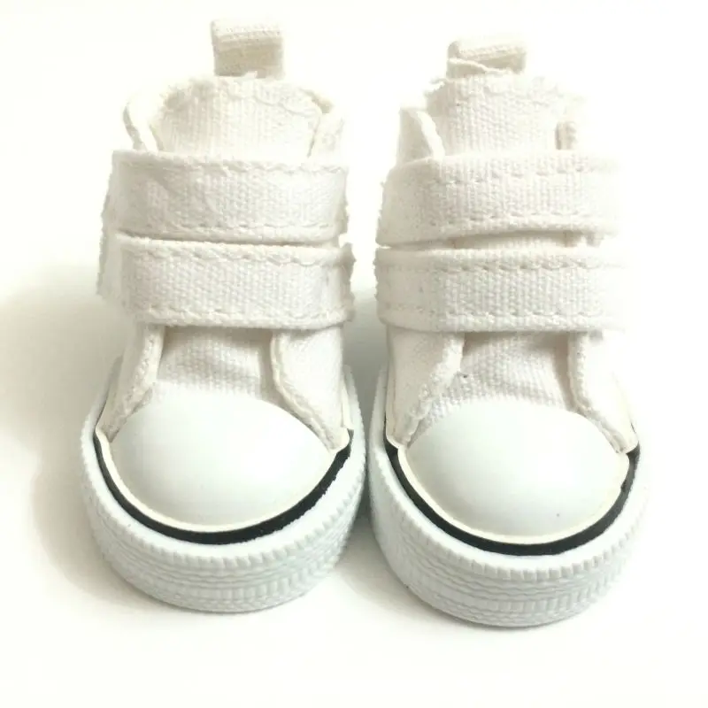 6CM Casual Canvas Shoes for Paola Reina Dolls,1/4 BJD Doll Footwear Sports Shoes for Corolle Doll,Mini Puppet Boots for Minifie