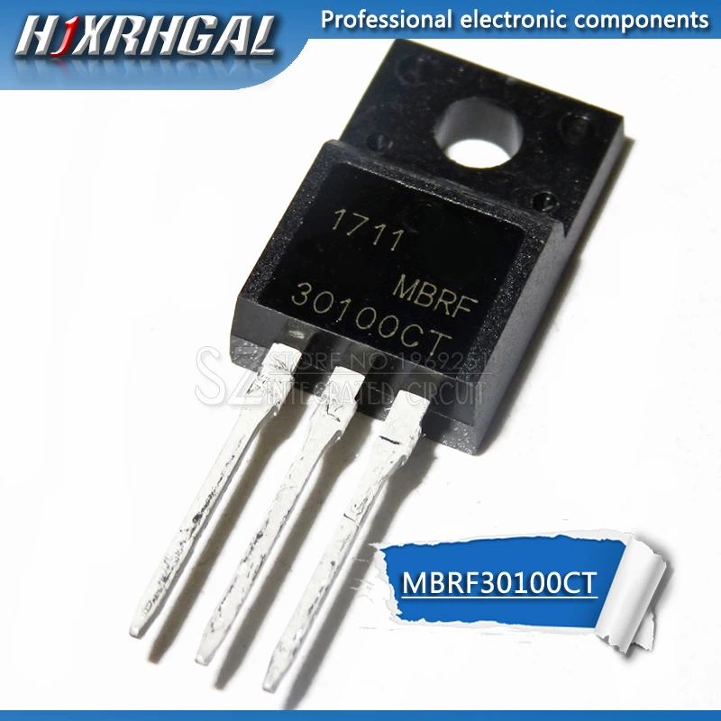 10pcs MBR30100 TO220 MBR30100CT TO-220 MBRF30100CT MBRF30100 B30100G