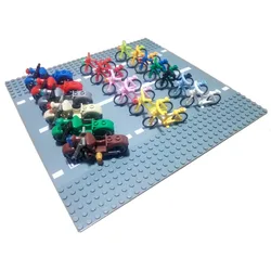 4719 bicicletta 50860 moto dirt bike accessorio brick link DIY building block brick assemblare brick set