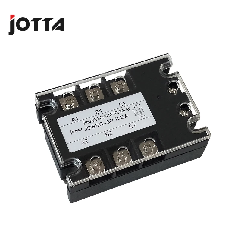 Jotta SSR 10DA/25DA/40DA/60DA DC Control AC Three Phase Solid State Relay 480VAC 3-32VDC