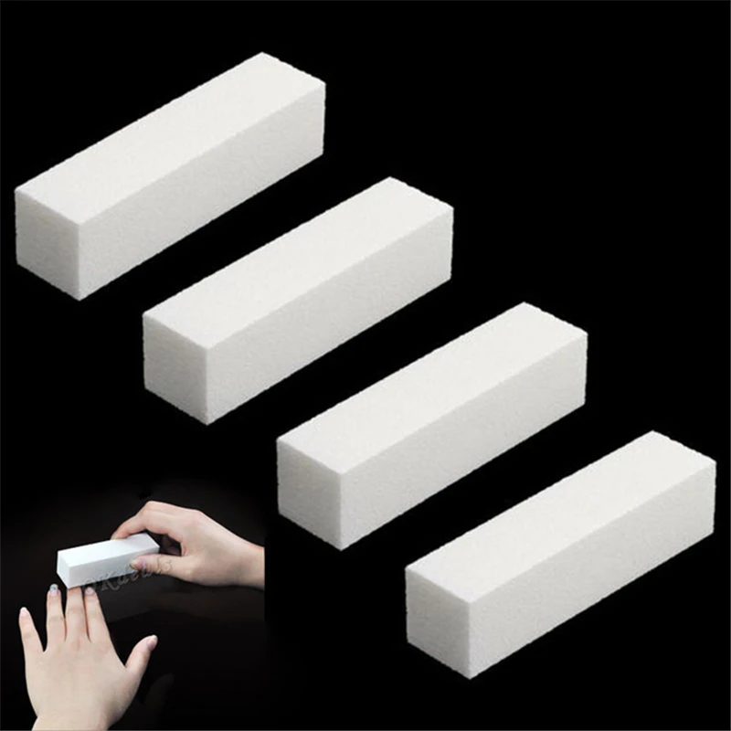 3/5/10pcs Nail Art Buffer File Block Pedicure Manicure Buffing Sanding Polish White Makeup Polish Tools Manicure Tool nail file