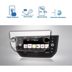 RUIYA Car Screen Protector For Ibiza Seat Media System Plus 8 Inch 2018 2019 Navigation Display Screen Auto Interior Stickers