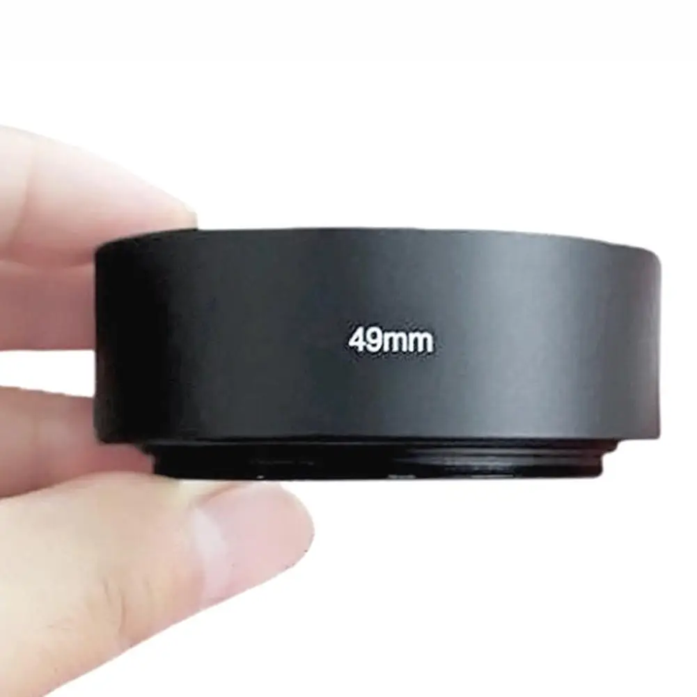 Pare-soleil universel en métal standard pour appareil photo reflex numérique, objectif DSIR, montage à vis, IL, Nikon, 40.5mm, 49mm, 58mm