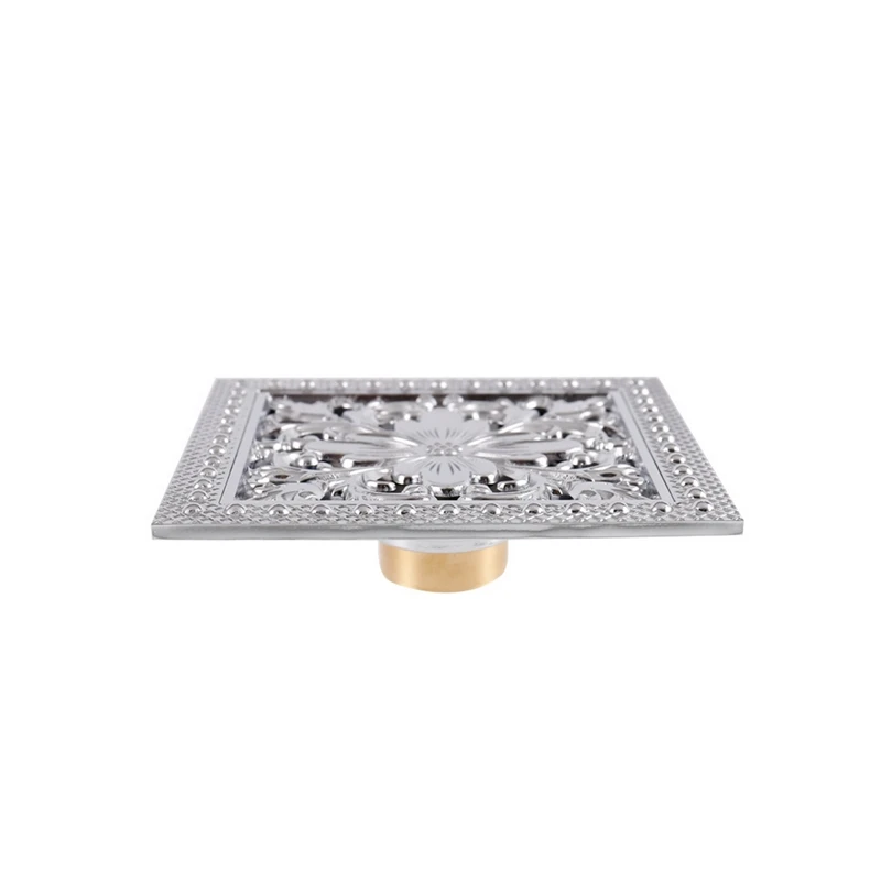 15cm Antique Brass Floor Drain Strainer 6 inch Bathroom Shower Drainer Kitchen Waste Drain Balcony Toilet Drains