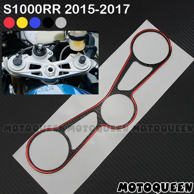 

Motorcycle Decal Pad Triple Tree Top Clamp Upper Front End Stickers for S1000 RR S1000RR 2009-2012 2013 2014 2015 2016 2017-2019