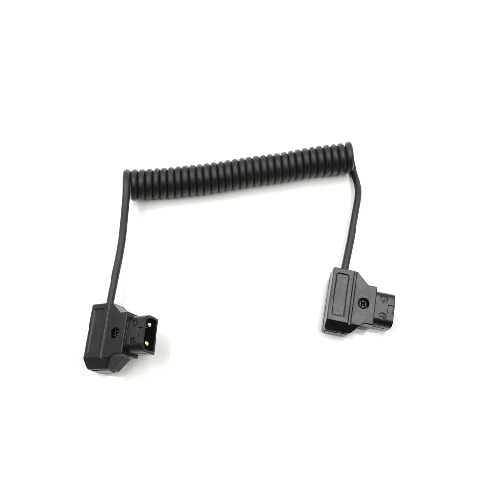 Anton Bauer D-Tap Männlichen zu D-Tap/P-tap Männlich Erweiterung High-elastische PU coiled Kabel für DSLR Rig Anton Bauer Batterie – Detail 1