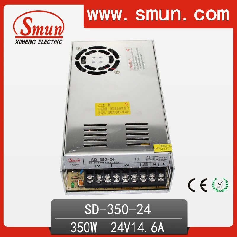 

350w 36-72VDC to 24VDC switching power supply DC/DC converter with CE ROHS 1 year warranty OEM factory