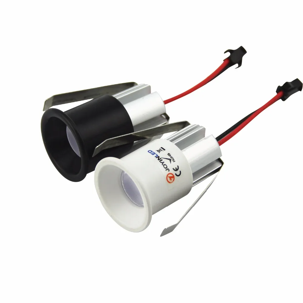 10PCS 3W Led Cabinet lighting Recessed spotlight Mini Led Spotlight Diameter 28mm Include DC12/AC220V Driver for Cree Chip