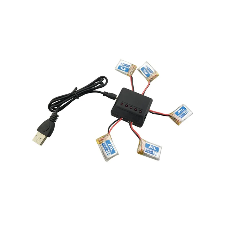 PH2.0 Plug USB Balance Lipo Charger for 3.7V 150mah Battery Charging Unit for E010 E011 E013 H36 RC Helicopter Vehicle