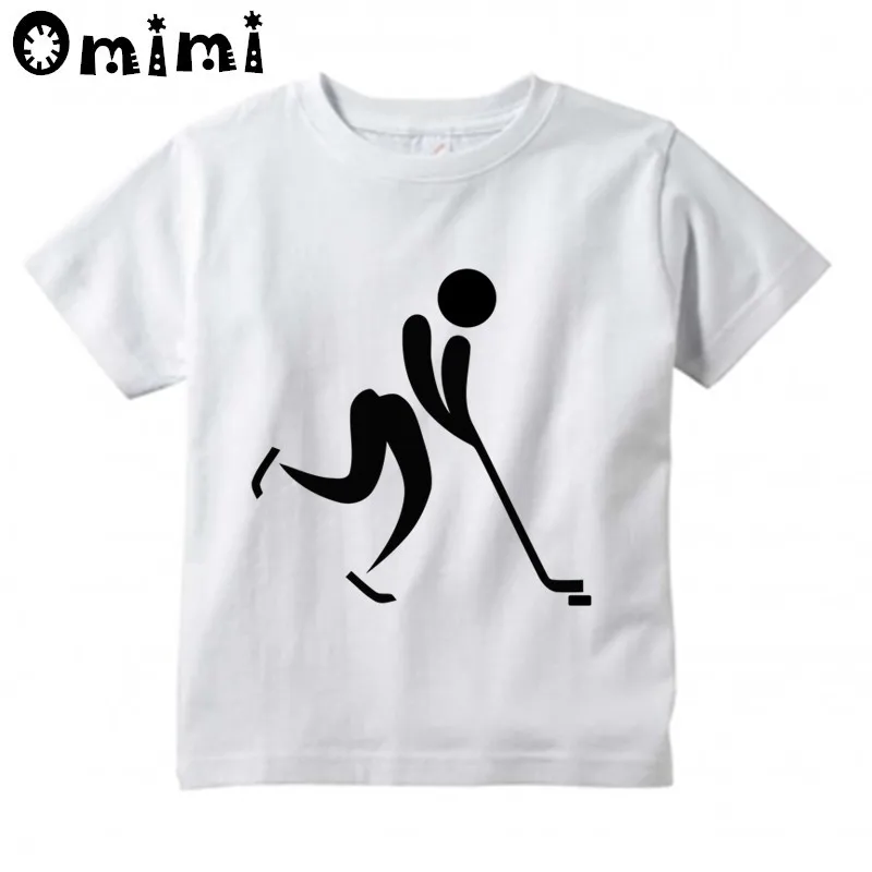 Children Evolution Of Ice Design Tops Boys/Girls Casual T Shirt Kids Cool White T-Shirt