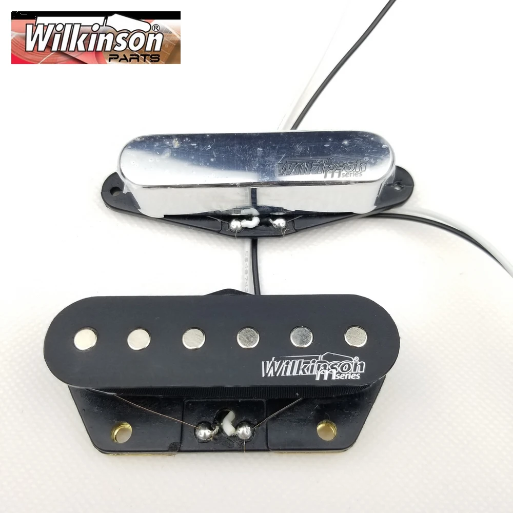 Wilkinson M Series Classical Vintage Style TL Single Coil Neck And Bridge Pickup for TL Electric Guitar Chrome WOVT