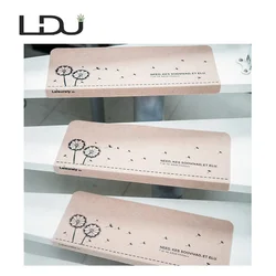 RULDGEE Dandelion Pattern Self-adhesive Non-slip Home Polyester PVC Stair Carpet for Living Room Stair Mat Protector Rug