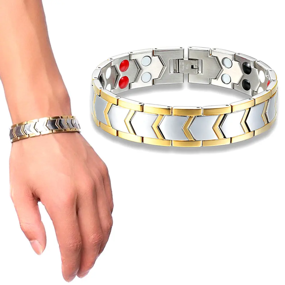 Männer Armbänder Kette Armband Titan Stahl Mode Dekoration Geschenke Für Vater der Tag LL @ 17