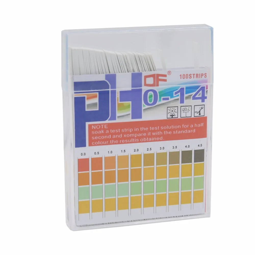 PH Test Strips 0-14 Universal Strips To Test Water Quality For Swimming Pools Hydroponics Aquarium Soil Urine  20%Off