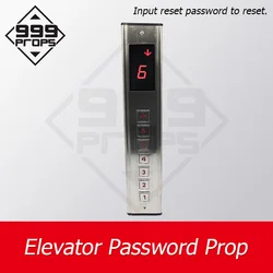 Elevator prop live escape room game elevator prop input correct password to unlock room escape devices