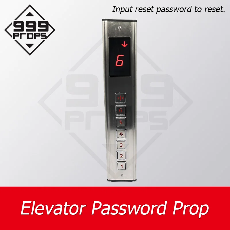 Elevator prop live escape room game elevator prop input correct password to unlock room escape devices