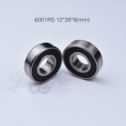 6001RS 1pcs Bearing 12*28*8(mm)  chrome steel rubber Sealed High speed Mechanical equipment parts