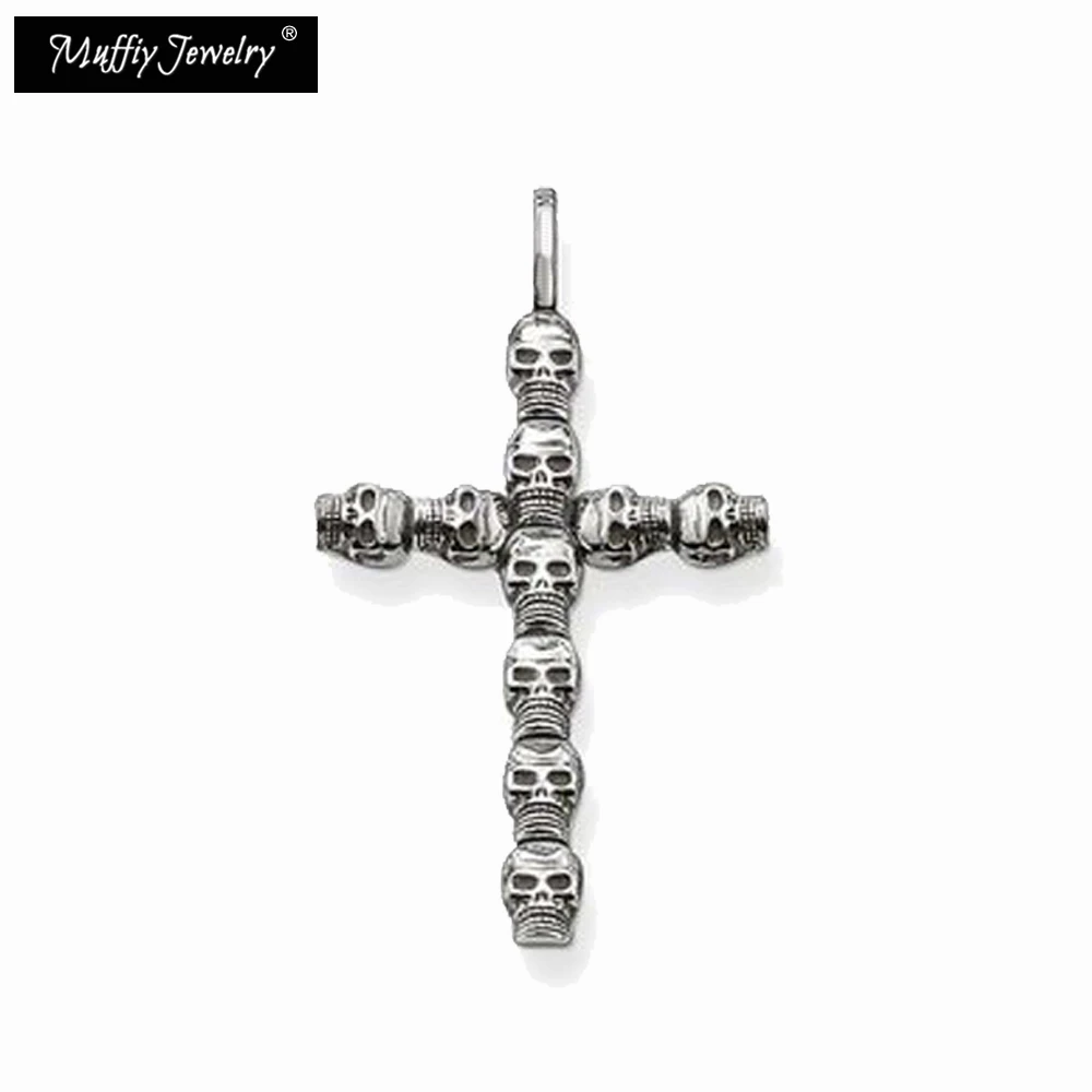 Skull Cross Pendant,Europe Style Rebel Fashion Good Jewerly For Men And Women,  Gift In 925 Sterling Silver,Super Deals