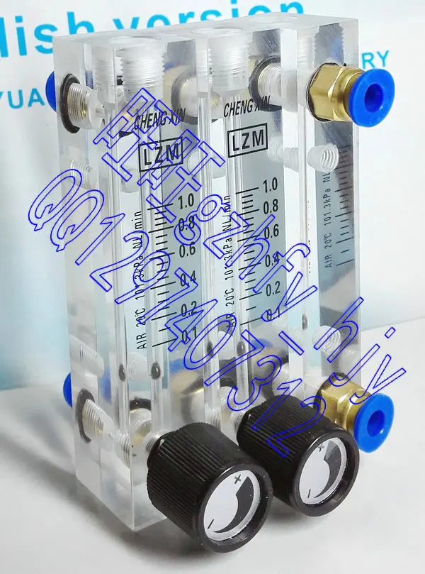 

LZM-6T adjustable small panel flowmeter nitrogen flowmeter air flowmeter 0.1~1L/min