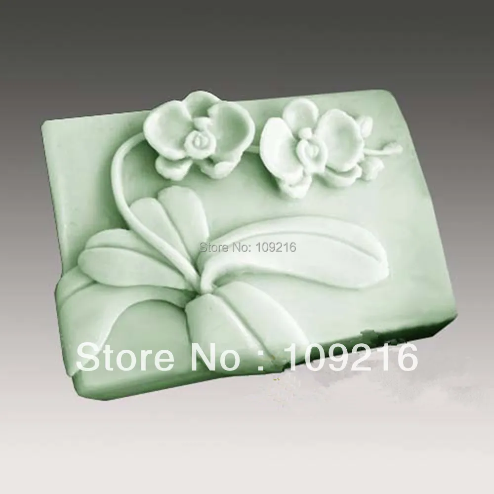 wholesale!!!1pcs Iris Japonica (ZX642) Silicone Handmade Soap Mold Crafts DIY Mold