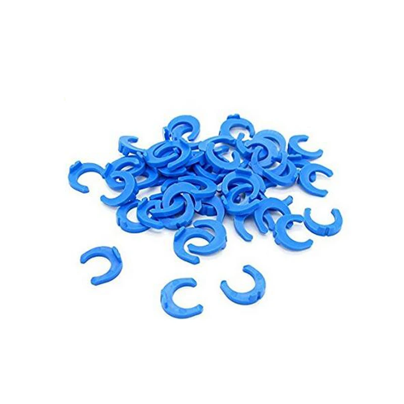 Clipes de travamento para filtro de água por osmose reversa ro, 1/4 polegadas, pacote de 50