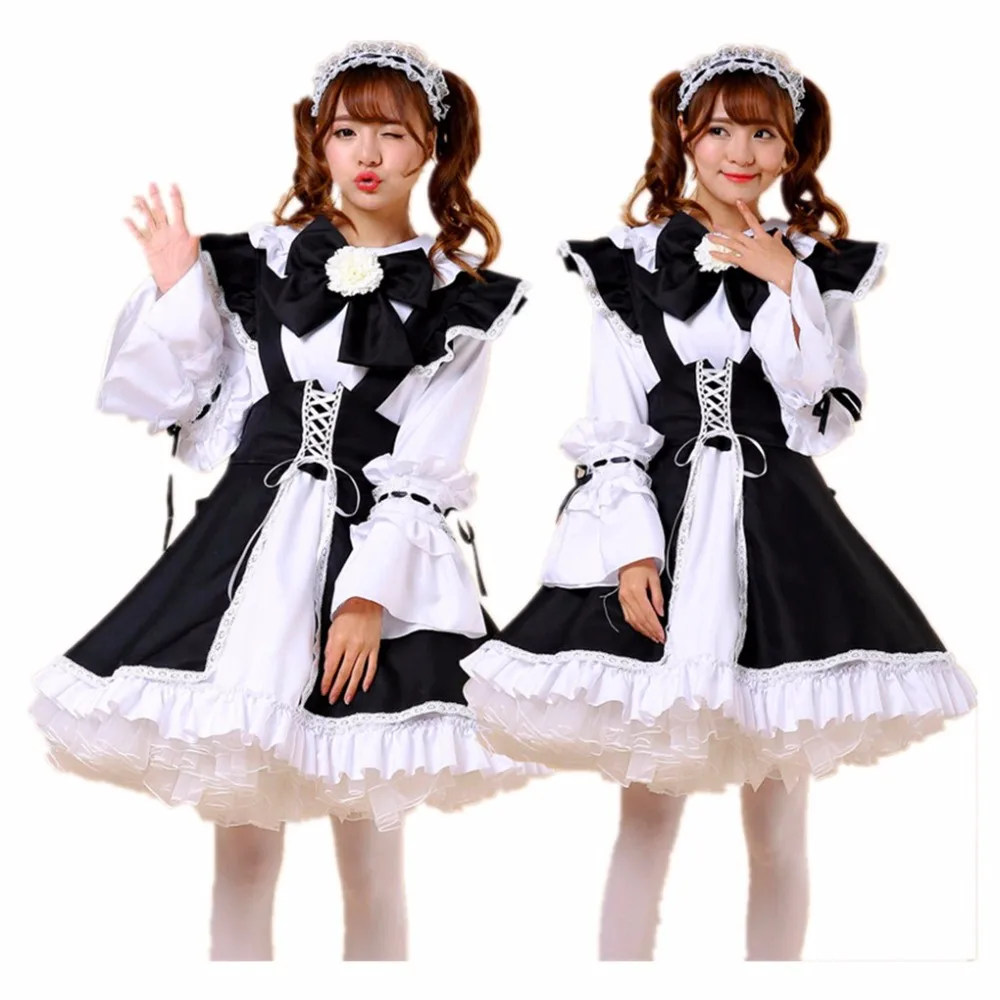 

Shanghai Story Girls Lolita Dress Maid Cosplay Costume Fantasia Carnival Costumes For Women Girl Lolita Cosplay Clothing Set