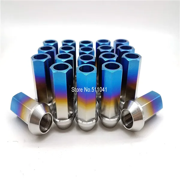 

Titanium Lug nut for racing car , M12 Aerospace Grade 6AL4V Titanium 20pcs wholesale,free shipping