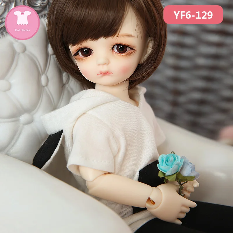 

BJD SD Doll Clothes 1/6 Sports and Leisure Clothing Black-and-white Clothes For Miadoll Yosd Body YF6-129 Doll Accessories