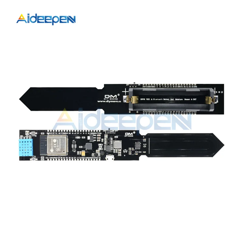ESP32 DHT11 CP2104 WIFI Bluetoothอุณหภูมิความชื้นความชื้นดินเซนเซอร์ตรวจจับโมดูล18650แบตเตอรี่ShieldสำหรับArduino