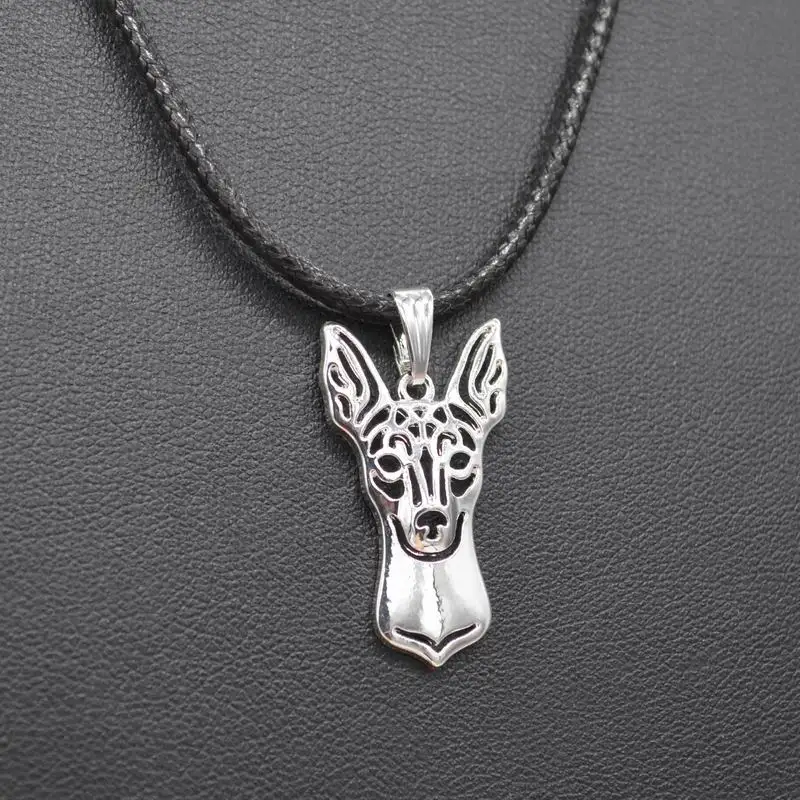 سلسلة مع قلادة حبل للنساء ، قلادة عصرية على شكل كلب ، مجوهرات للعشاق ، لعبة فوكس تيرير ، قلادات ، توصيل مباشر #2