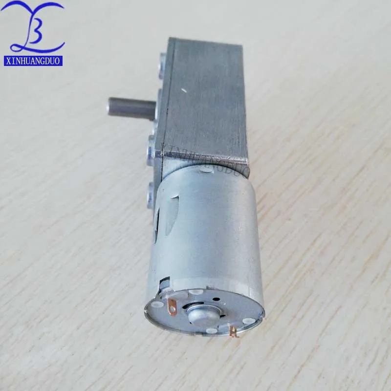 370 DC 12V motoreduktor miniatury 0.6RPM -120RPM redukcja prędkości silnika metalowa skrzynia biegów koło zębate Model 6mm średnica wału