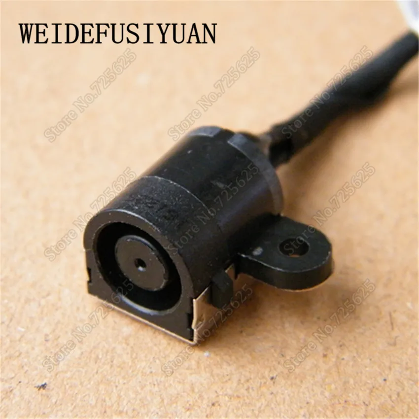 AC DC Power Jack With Cable for Dell Latitude 3480 3488 3580 3588 P79G Charging Port Socket Connector 450.0A101.0021 Leng