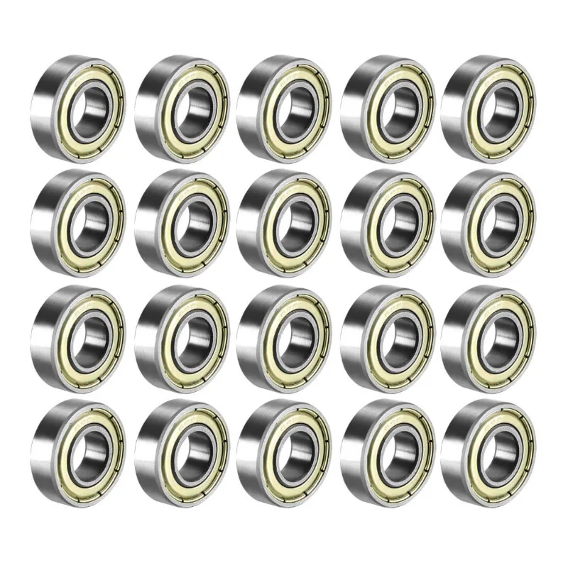 699ZZ Deep Groove Ball Bearing Double Shield 699-2Z 9mm x 20mm x 6mm Bearing Steel Bearings (Pack of 20)